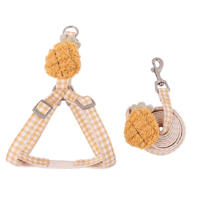 Pet Harness and Leash Set – Lightweight Breathable Vest for Dogs & Cats, Ideal for Summer Walks