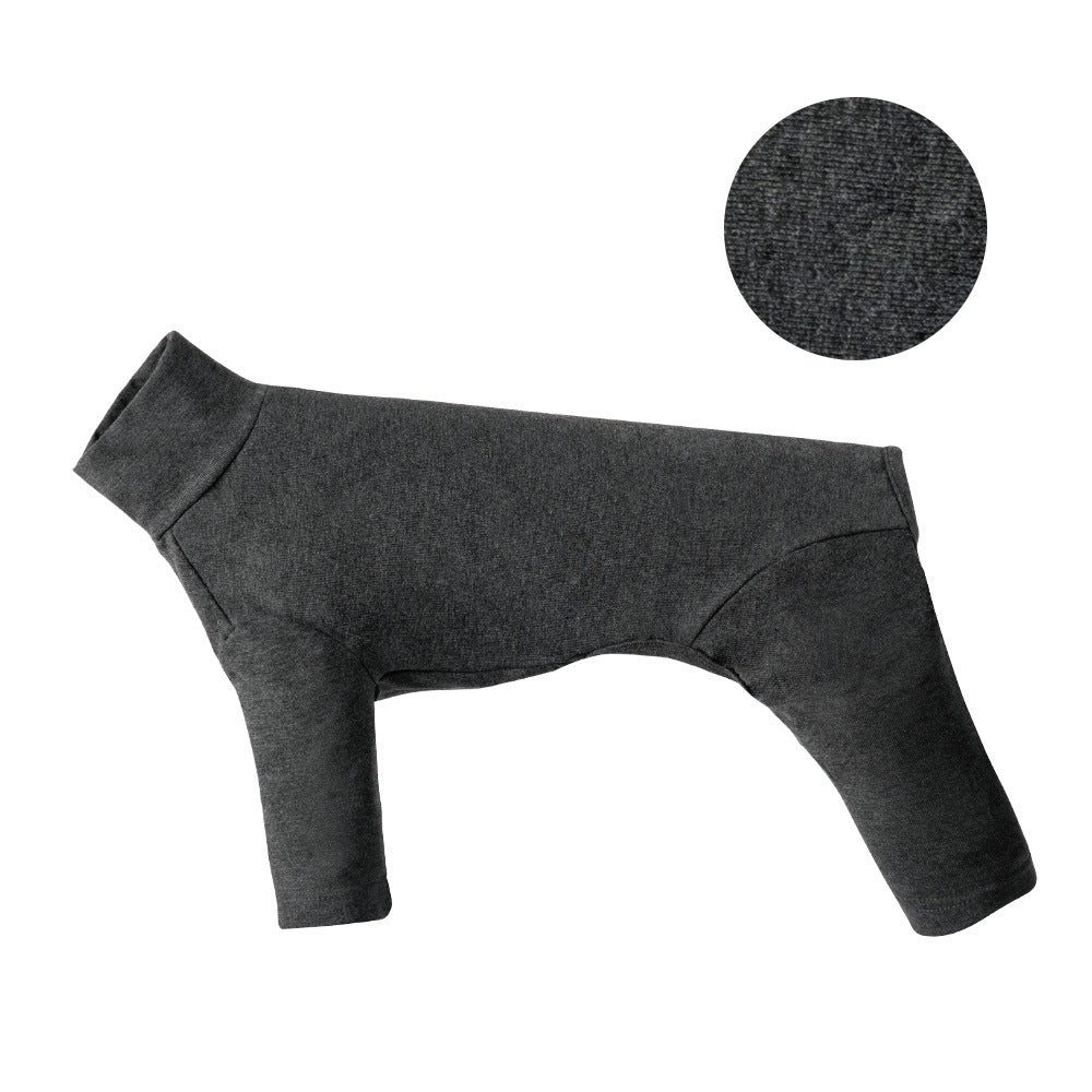 Winter Warm Dog Pajamas w/ 4 Legs - Fleece Lining