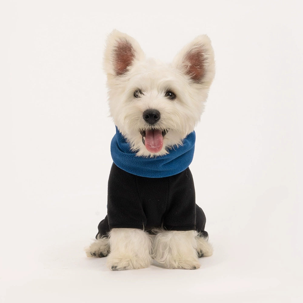 Detachable Hood Windproof Dog Fleece Jumpsuit – 4-Leg Winter Coat
