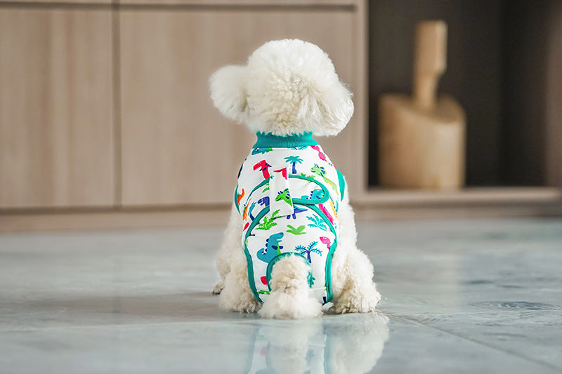 With SafePaws Healing Suit, dog recover safely and comfortably without the risk of licking stitches.