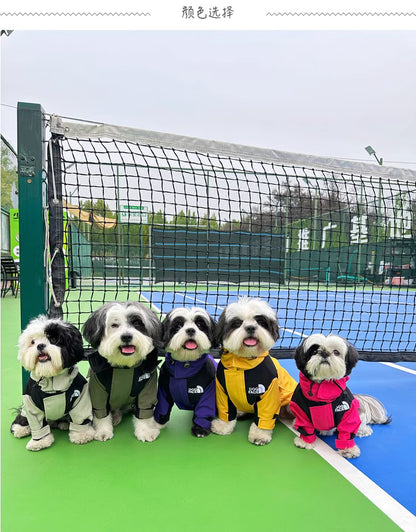 Detachable pet down jacket and softshell coat