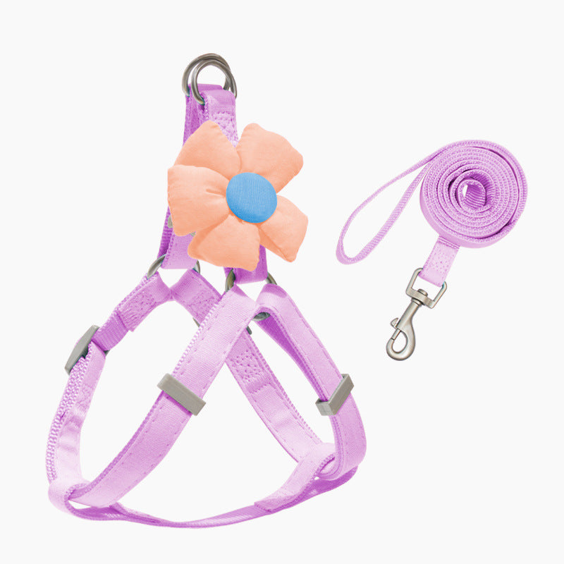 Pet Harness and Leash Set – Lightweight Breathable Vest for Dogs & Cats, Ideal for Summer Walks