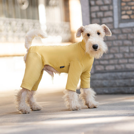 Winter Warm Dog Pajamas w/ 4 Legs - Fleece Lining