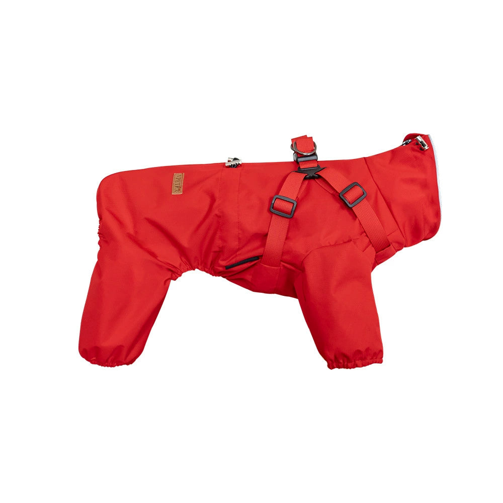 Full-Coverage Dog Raincoat – Waterproof & Windproof Pet Jumpsuit