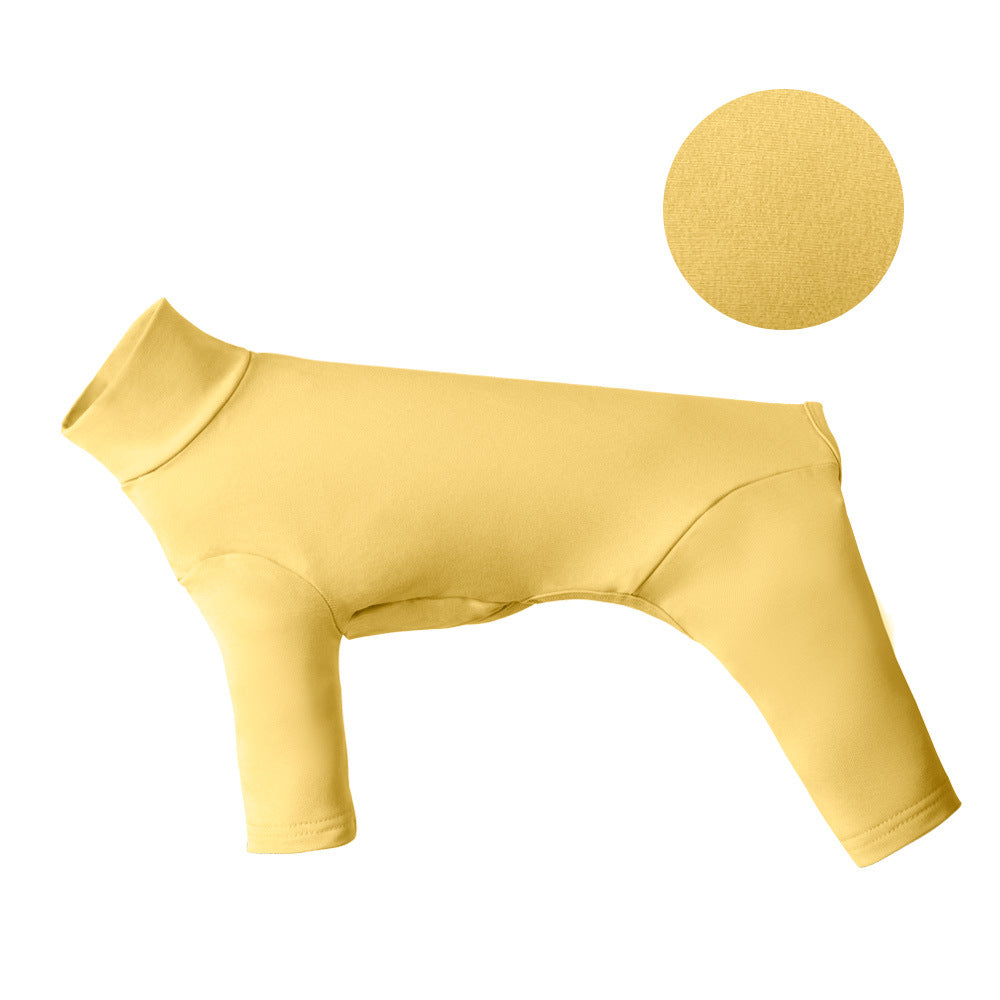 Winter Warm Dog Pajamas w/ 4 Legs - Fleece Lining