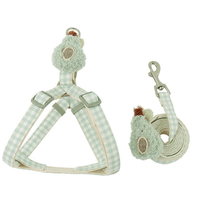 Pet Harness and Leash Set – Lightweight Breathable Vest for Dogs & Cats, Ideal for Summer Walks
