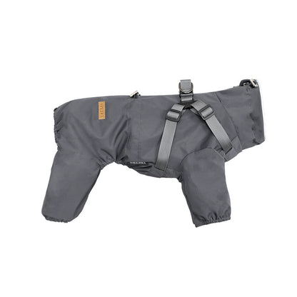 Full-Coverage Dog Raincoat – Waterproof & Windproof Pet Jumpsuit
