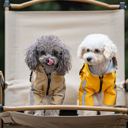 Pet Raincoat with Zipper & Hat