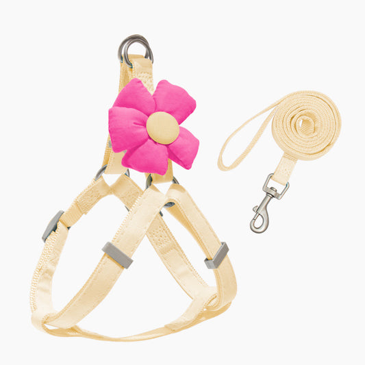 Pet Harness and Leash Set – Lightweight Breathable Vest for Dogs & Cats, Ideal for Summer Walks