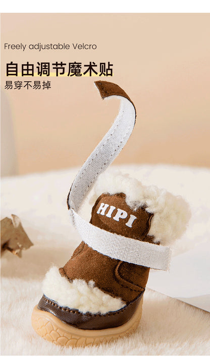 Cozy Fleece Winter Dog 'UGG' Boots