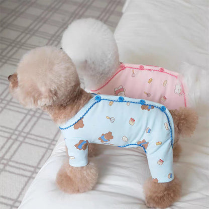one-piece pajamas for girl &boy dogs