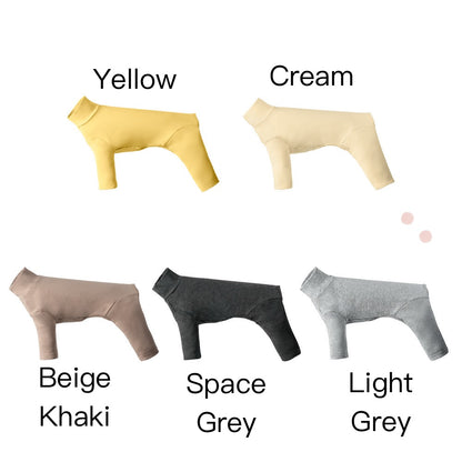 Winter Warm Dog Pajamas w/ 4 Legs - Fleece Lining