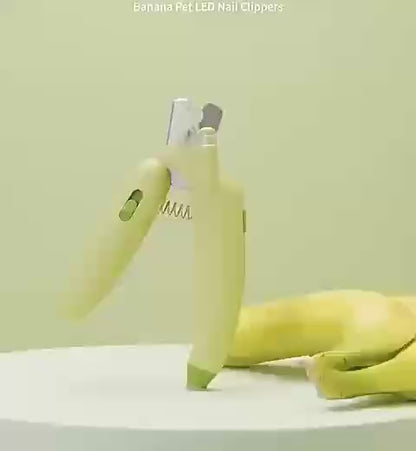 Cat & Dog Nail Clipper – Banana-Shaped Pet Nail Trimmer for Small Dogs, Cats, Rabbits, Anti-Bleed Design