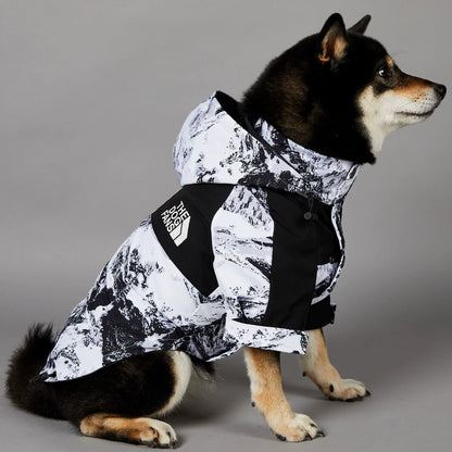 Windproof and Waterproof Outdoor Windbreaker for Large Dogs